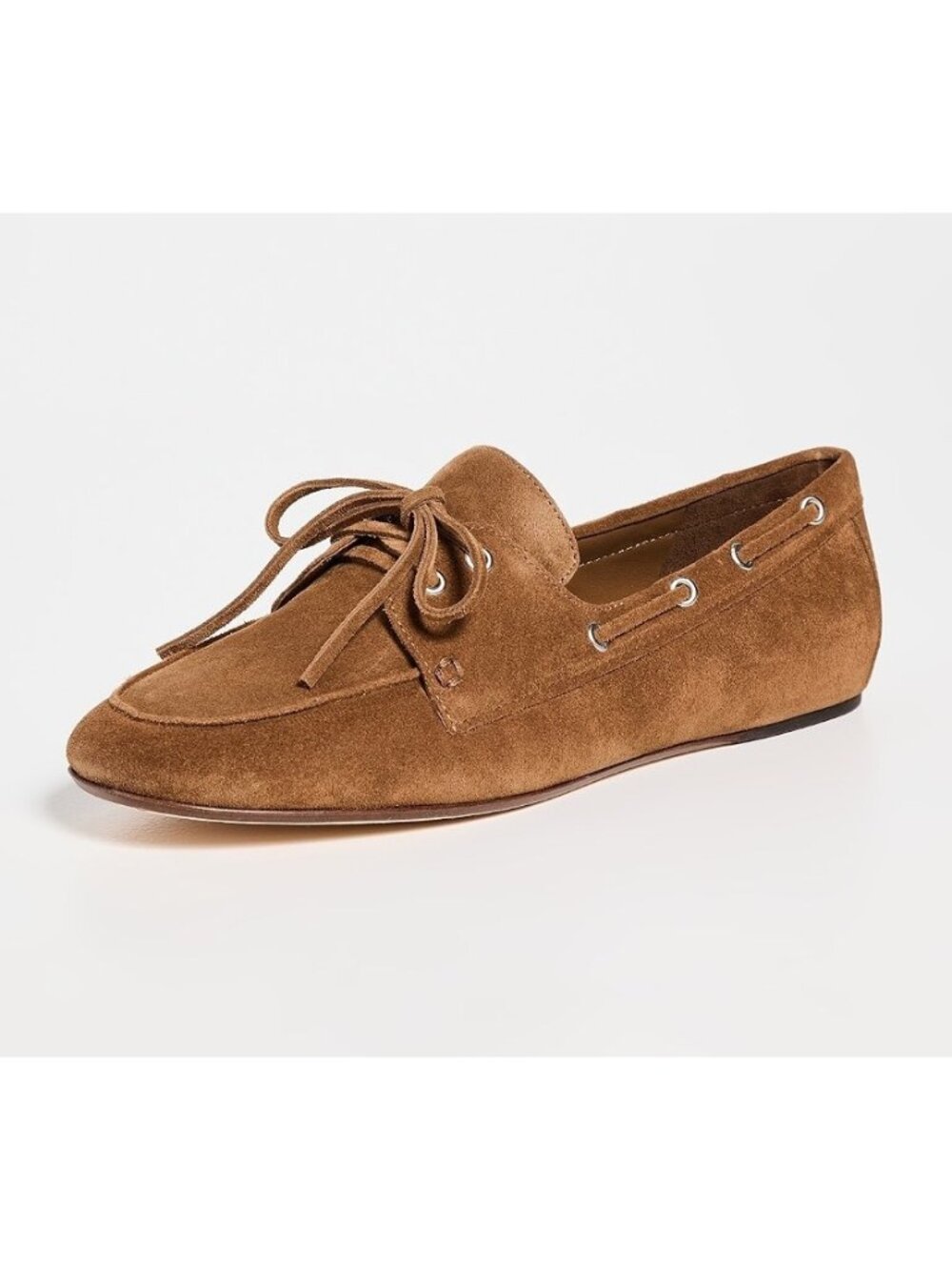 VINCE Marin Boat Elmwood sued flat Shoes size 8